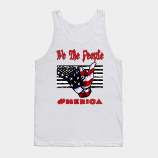 We the PEOPLE - American Patriot Graphic Design Tank Top